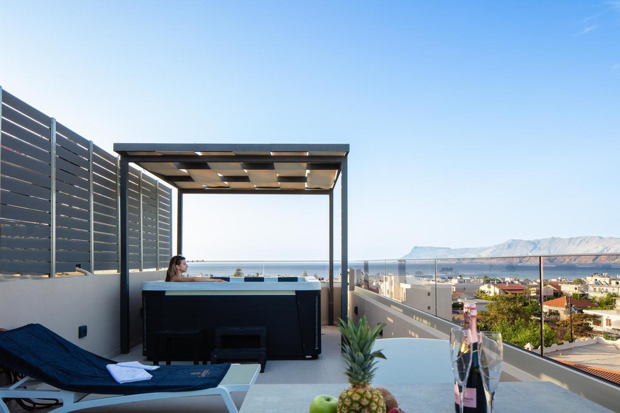 Sapphire Horizon Suites Kissamos Bagian luar foto