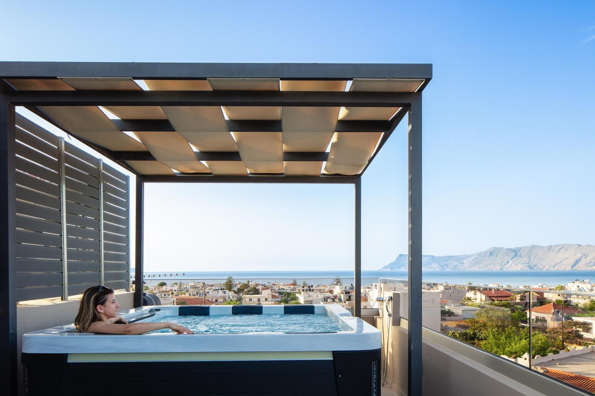 Sapphire Horizon Suites Kissamos Bagian luar foto