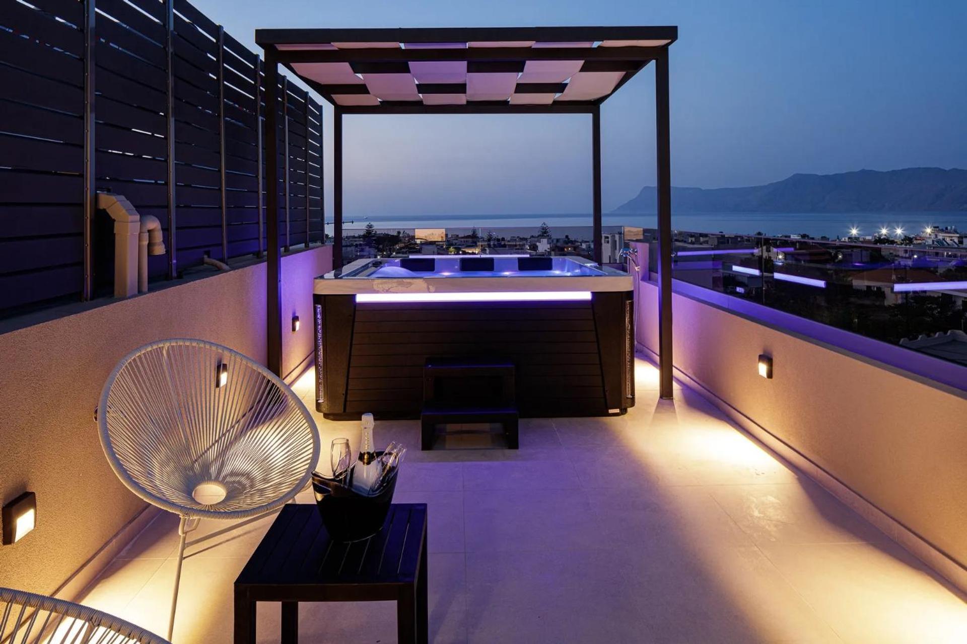 Sapphire Horizon Suites Kissamos Bagian luar foto